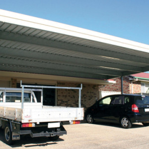 Skillion Roof Carports