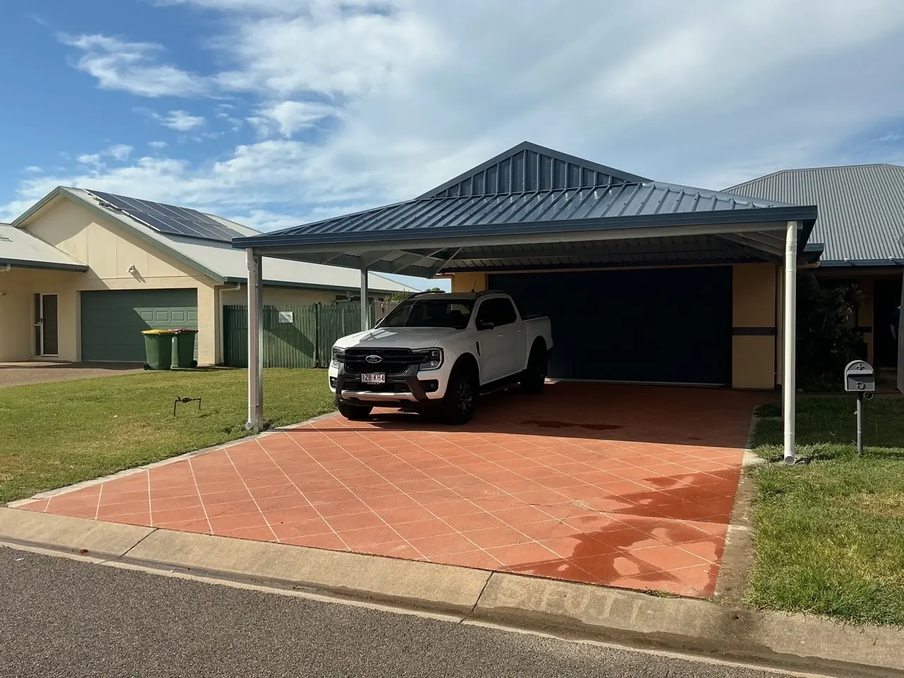 Dutch gable carport in Townsville