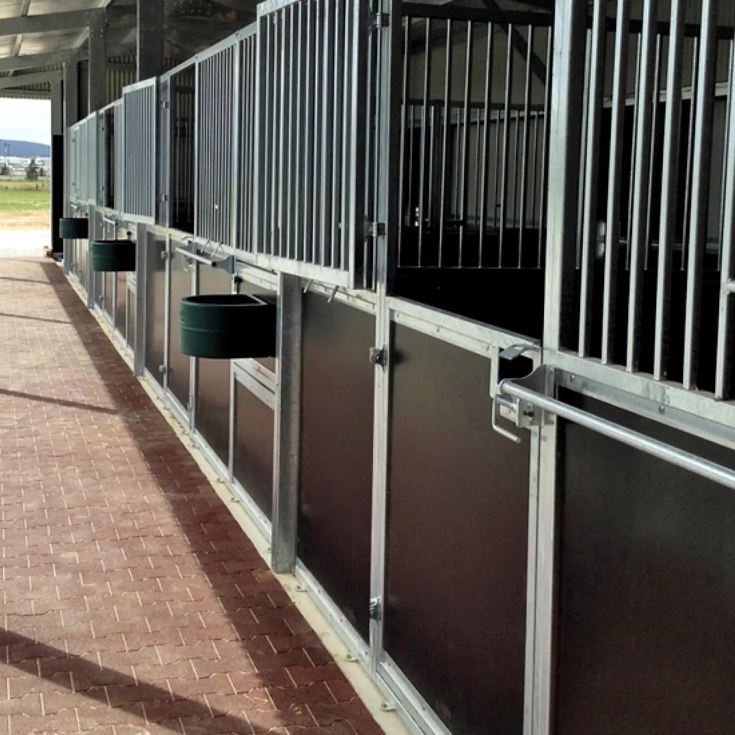 stable shutters swinging