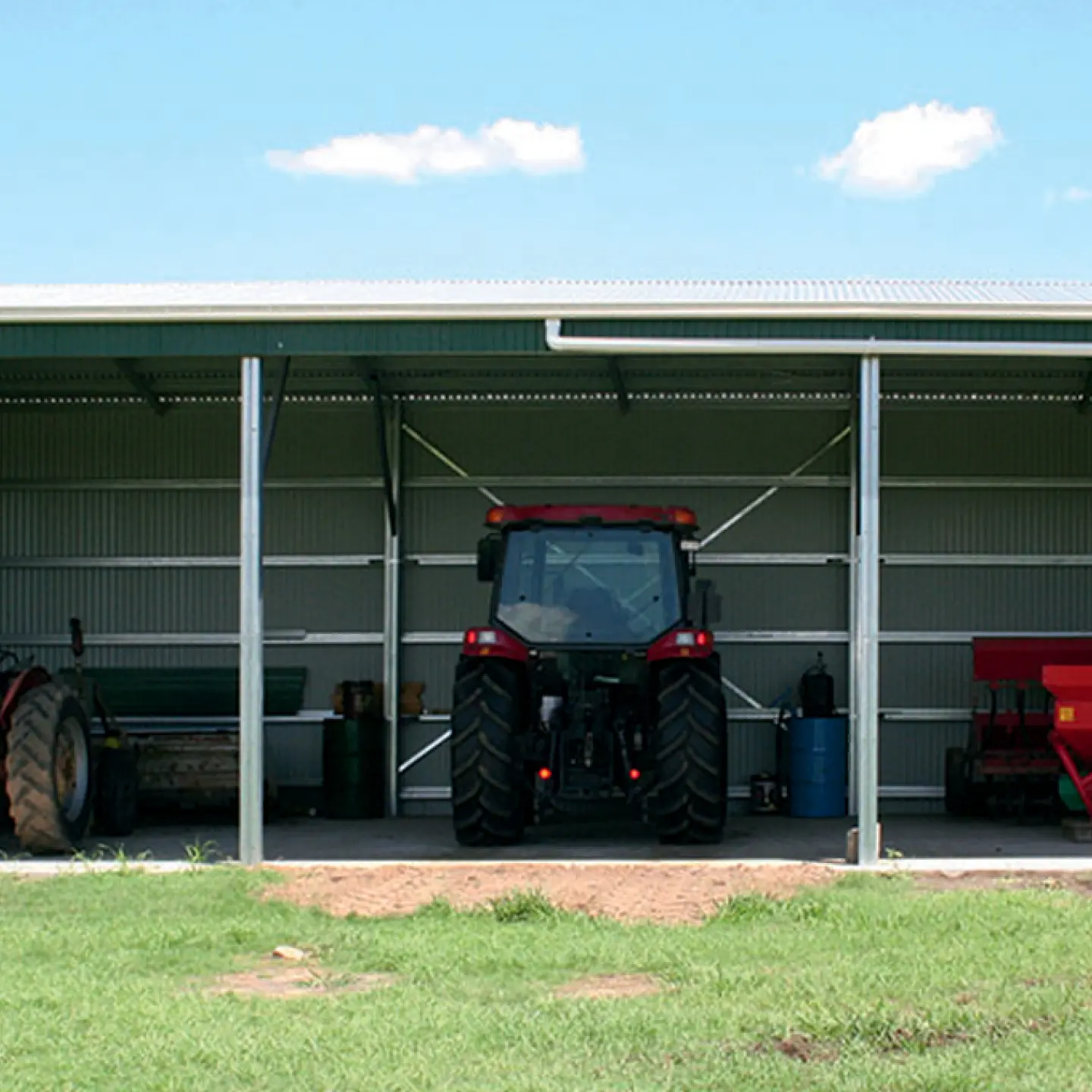 open bay shed