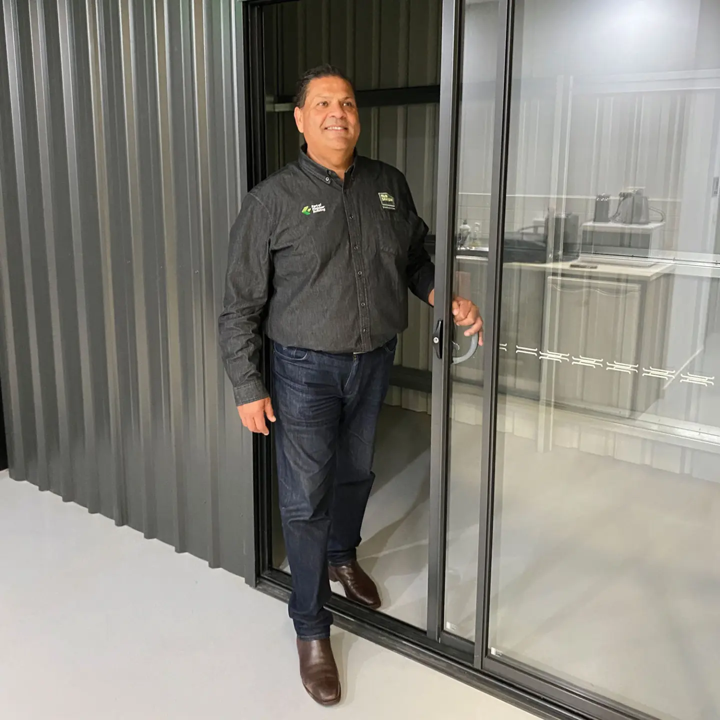 sliding doors shed