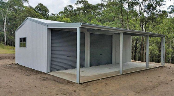 Garage with Lean To